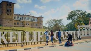 Oblique aerial view of kellie castle centred on the castle with mausoleum adjacent, taken from the n. 6 Bangunan Angker Yang Jadi Lokasi Syuting Film Trueid