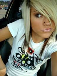Chocolate hair color with dark brown black underneath hair hair color chocolate hair highlights. Blonde Brown Scene Hair Blonde Hair With Brown Underneath Brown Scene Hair Emo Haircuts