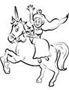 Momentan bieten wir ausschließlich motive mit feen, prinzessinnen und einhörnern an, weil wir diese motive einfach am schönsten finden. Ausmalbild Einhorn Und Prinzessin Zum Gratis Ausdrucken