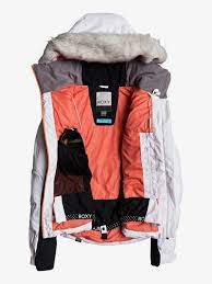 Roxy Snowstorm Snow Jacket Bright White Wbb0 Snow Jacket Womens Snowboard Jacket Ski Jacket Women