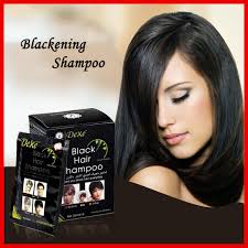 Can white hair turn black again? Dexe Black Hair Shampoo 10 Sachets Box Turn Your White Gray Hair Into Black In Just 5 Minutes Lazada Ph
