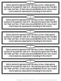 Mixed Operation Word Problem Freebie Problem Solving For Grade 4 5 Common Core Word Problems Word Problems Division Word Problems