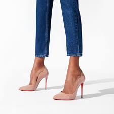 Christian louboutin spacer high top sneakers black. Hot Chick 100 100 Nude Patent Shoes Christian Louboutin