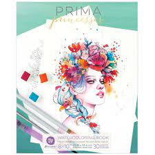 Vanae came up with the princess concept. Prima Princesses Coloring Book Prima Marketing Inc