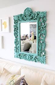 Modern hand painted mirror frames. 70 Painted Mirrors Ideas Mirror Painting Mirror Mirror Wall