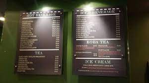 Menu Design At Shilla Bakery Menu Design Iced White Mocha Iced Drinks