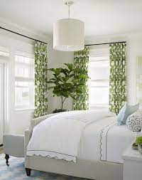 Perfect Pleat Hanging Shade In 2021 White Bedroom Design Green And White Bedroom Bedroom Green
