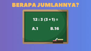 Maybe you would like to learn more about one of these? Uji Logika Tak Perlu Jadi Ahli Matematika Untuk Jawab Teka Teki Ini