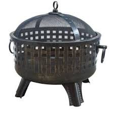 Construction was actually easier than getting the blocks. Landmann Garden Lights Savannah Antique Bronze Fire Pit 26360 The Home Depot Portable Fire Pits Steel Fire Pit Wood Burning Fire Pit