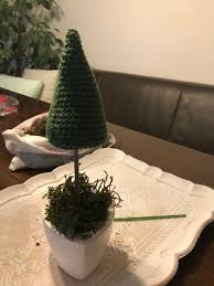 Hakelanleitung Baum Im Topf Selbstgemachtes Weihnachten Weihnachtsbaume Hakeln Hakeln Anleitung