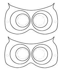 dessins gratuits a colorier coloriage hibou imprimer masque costume simple