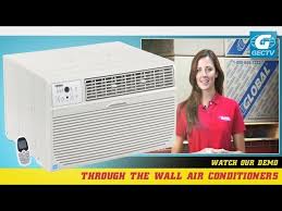 Air conditioners installed into a wall function the same as window air conditioners: Through The Wall Air Conditioners Youtube