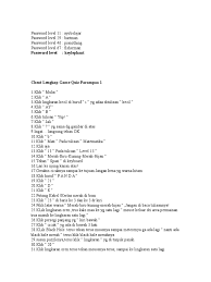 Maybe you would like to learn more about one of these? Cheat Password Parampaa Per Level