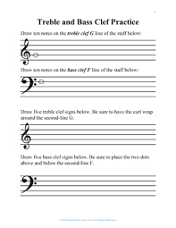 Treble And Bass Clef Practice Worksheet Level 0 4 Pages In 2020 Music Notes Music Theory Worksheets Music Curriculum
