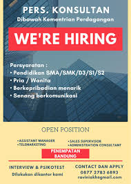 # monggo yang minat langsung kirim lamaran ke pt. Lowongan Kerja Pt Kp Indonesia Bandung Januari 2021 Info Loker Bandung 2021