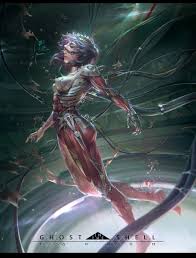 Ghost In The Shell The New Movie Virtual Reality Diver Fan Art Did For The One Academy Fictionary Exhibition Been Asked For Create A Fan Art Base On The Character That Insp Ghost In The Shell Ghost Motoko Kusanagi