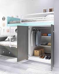 lit mezzanine avec bureau moderne et fun glicerio so nuit