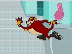 New giant taz tasmanian devil wall decals looney tunes stickers kids room decor. Devil Gif Find On Gifer