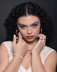 Makeup artist for male cinematography video