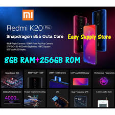 The redmi k20 comes with flagship level hardware and software to complement the same. Xiaomi Redmi K20 Pro 8gb Ram 256gb Rom Mi 9t Pro Global Version Snapdragon 855 Processor Original Imported New Shopee Malaysia