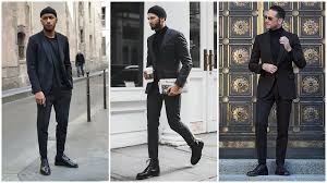 Men's fashion trends come and go by the day it seems, as mens fall outfits stylish mens outfits casual fall outfits men casual casual fashion for men over 50 formal men outfit spring outfits mens fashion men's. The Most Stylish All Black Outfits For Men In 2021 The Trend Spotter