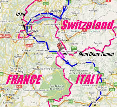 The mont blanc circuit tour. From Geneva To Italy Through France Domain Web Center