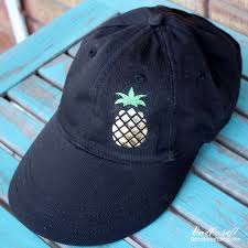 Pineapple Dad Hat Iron On Vinyl Cricut Explore Air 2 Hats Hat Designs Dad Hats