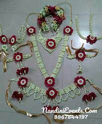 Baby Shower Or Dohale Jevan Fresh Flower Jewellery Wedding Flower Jewelry Real Flower Jewelry Flower Jewellery For Haldi