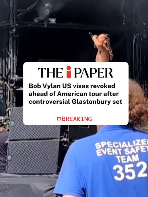 Bob Vylan have had their US visas revoked ahead of a tour later in the year over their anti-IDF chant at Glastonbury US Deputy Secretary of State Christopher Landau said the rap duo have been banned ...