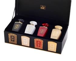 مجموعة المسك المكونة من 4 أصناف من عطور المسك بحجم 50 مل بخصم خيالي 80% من الدخيل للعود