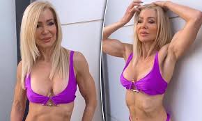 Ripped Aussie granny, 64, poses in a skimpy two-piece bikini