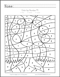Color By Number Sheet Tree Free To Print Pdf File Coloring Pages Coloring Books Color By Numbers