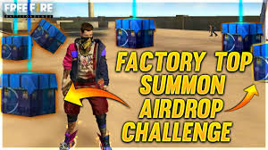 This promo is free without the need for topup. Summon Airdrop Challenge In Factory Top Of Free Fire Desi Gamers Youtube