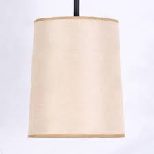 Bronze and warm brass finish. Cylinder Bedroom Foyer Pendant Lighting Fabric 1 Light Simple Style Hanging Light In White Takeluckhome Com