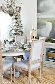 Rustic Glam Christmas Dining Room Sand And Sisal Christmas Dining Room Decor Christmas Dining Table Decor Christmas Dining Decor