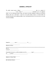 One of the most common example of this are affidavits. General Affidavit Word Template Microsoft Word Templates Templates Printable Free
