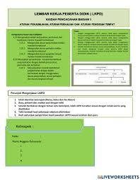 Check spelling or type a new query. Lkpd Kaidah Pencacahan 1 Worksheet