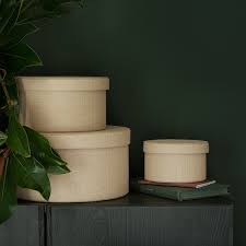 Sorting clothes into moving boxes of what to keep and what to give away. Kvarnvik Beige Storage Box Set Of 3 Ikea