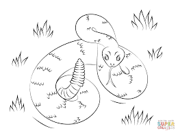 Make a coloring book with rattlesnake for one click. Rattlesnake Coloring Page Supercoloring Com Coloring Pages Animal Coloring Pages Free Coloring Pages