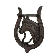 Horse Door Knocker Wayfair The head is the knocker and the body is the strike plate.