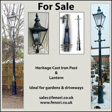 The columns are original reclaimed street lamp posts, (lamp tops not include). Antique Reclaimed Listings Original Heritage Cast Iron Lamp Post And Lantern
