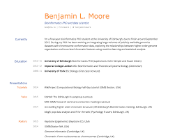 Downloadable cv examples that makes your cv stand out among others! Building An Academic Cv In Markdown Blm Io