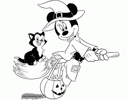 Printable disney halloween coloring pages. Happy Halloween And Pluto Coloring Page For Kids Printable Free Halloween For Kids Coloring And Drawing
