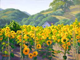 We welcome large, challenging projects. Summer Heat California Central Coast Landscape Paintings Fine Art Connoisseur