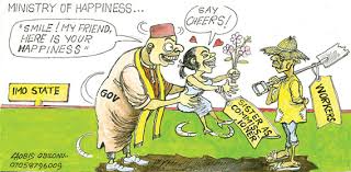 Official facebook page of vanguard newspapers. Imo State Ministry Of Happiness Gistmaster