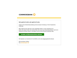 Nach der registrierung in unserem jobportal können sie uns ihre bewerbung schicken. Commerzbank Phishing Aktuelle Spam Mails Im Umlauf Netzwelt