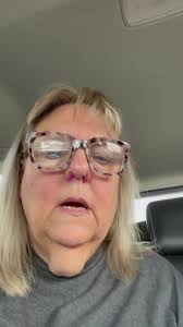 Fallon was tickled that I put the little purple flowers up my nose and  tried to sneeze them out. Nana is crazy 🤪 #crazyNana #nose #flower