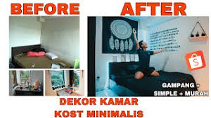 Langkah mudah yang anggarannya terbilang murah. Dekor Kamar Kost Kecil Jadi Aesthetic Dekor Kamar Kost Simple Dan Murah Youtube