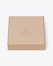 Download Opened Kraft Box Mockup In Box Mockups On Yellow Images Object Mockups PSD Mockup Templates