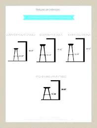 chair height stools options bar